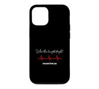 Carcasa para iPhone 12/12 Pro When This Line Gets Straight Everyone Love You - Funny