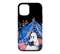 Carcasa para iPhone 12/12 Pro Whimsical Ghost Reading Book in Tent Cozy Halloween Reader