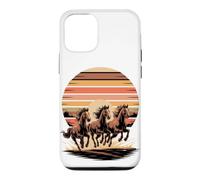 Carcasa para iPhone 12/12 Pro Wild Horses Running Free Equestrian Horse Lover