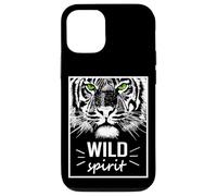 Carcasa para iPhone 12/12 Pro Wild Spirit Tiger Quotes Summer Illustration Graphic Design