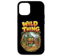 Carcasa para iPhone 12/12 Pro Wild Thing! Retro Woodsy Owl Give a Hoot Vintage Earth Day