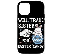 Carcasa para iPhone 12/12 Pro Will Trade Sister por Dulces de Pascua Lindo Huevo de Conejito