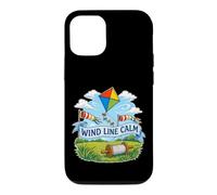 Carcasa para iPhone 12/12 Pro Wind Line Calm Cometa Carrete Viento