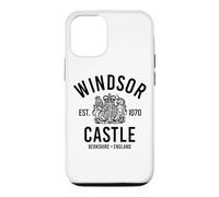 Carcasa para iPhone 12/12 Pro Windsor Castle EST. 1070 Berkshire Inglaterra Negro Imprimir