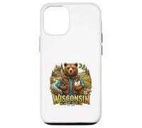 Carcasa para iPhone 12/12 Pro Wisconsin Granja Oso Campo Naturaleza Cosecha