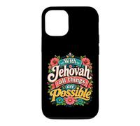 Carcasa para iPhone 12/12 Pro with Jehovah All Things Possible Jehovahs Witnesses Gift