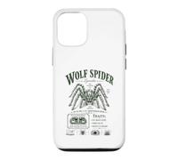 Carcasa para iPhone 12/12 Pro Wolf Spider Lycosidae Arachnid Natural History