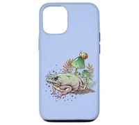 Carcasa para iPhone 12/12 Pro Womens Girls Cottagecore Magical Frog Toad Snail Goblincore