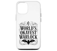 Carcasa para iPhone 12/12 Pro Worlds Okayest Warlock Humor Fantasía Diseño