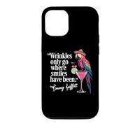 Carcasa para iPhone 12/12 Pro Wrinkles Only Go Where Smiles Have Been Cute Parrot Mexican
