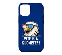 Carcasa para iPhone 12/12 Pro WTF is a Kilometer 4th of July US Flag USA Eagle America