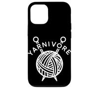 Carcasa para iPhone 12/12 Pro Yarnivore, Regalo Divertido para tejedores y Amantes del Hilo