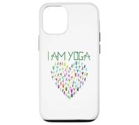 Carcasa para iPhone 12/12 Pro Yoga T Shirt I Am Yoga Heart Poses Yogi Classes Teacher Gift