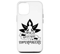 Carcasa para iPhone 12/12 Pro Yoga te da superpoderes Lotus Meditación Pose