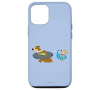 Carcasa para iPhone 12/12 Pro Yogi Bear Yogi and Boo Boo Going Swimming