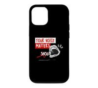 Carcasa para iPhone 12/12 Pro Your Voice Matters, Graphic Saying