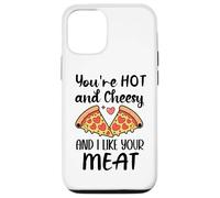 Carcasa para iPhone 12/12 Pro Youre Hot and Cheesy and I Like Your Meat Pizza Funny Couple
