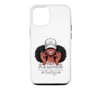 Carcasa para iPhone 12/12 Pro Zodiac Cancer Inspired Afro Women White Grey Cap Black Girl