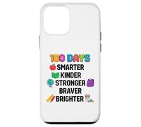 Carcasa para iPhone 12 Mini 100 Days Smarter Kinder Stronger Brighter Smarter