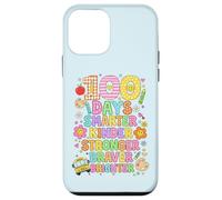 Carcasa para iPhone 12 Mini 100 días de Escuela Smarter Kinder Stronger Braver Brighter