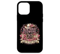Carcasa para iPhone 12 Mini 20th Birthday Cowgirl 20 Year Old Country Western Girl Women
