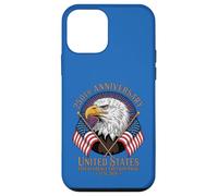 Carcasa para iPhone 12 Mini 250 Aniversario USA Bald Eagle American Flag Patriot 1776