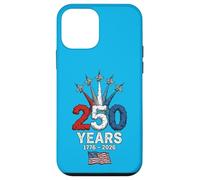 Carcasa para iPhone 12 Mini 250 años 1776-2026 USA Independence Day Jet Flyover Epic