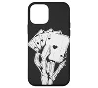 Carcasa para iPhone 12 Mini 4 Ases Poker Mano Esqueleto Dedos