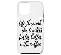 Carcasa para iPhone 12 Mini A Través De La Lente Sabe Mejor Arte Amante del Café