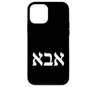 Carcasa para iPhone 12 Mini Abba Padre Letras Hebreas Biblico Papá Israel Verso de la Biblia