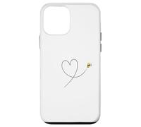 Carcasa para iPhone 12 Mini Abeja Volar Un Corazón Animales Natural