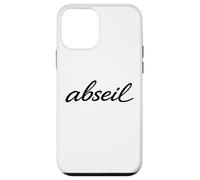 Carcasa para iPhone 12 Mini Abseil Script Escalando Montaña Descenso Ortografía Abeja 2024