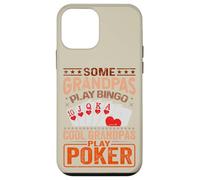 Carcasa para iPhone 12 Mini Abuelo Juegos de Cartas Jugadores de póker Casino Jugador Abuelo