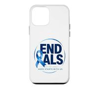 Carcasa para iPhone 12 Mini Acabemos con la ELA: Blue Awareness Ribbon aboga por una Madre Fuerte