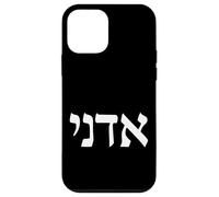 Carcasa para iPhone 12 Mini Adonai Caligrafía Hebrea Nombre de Dios