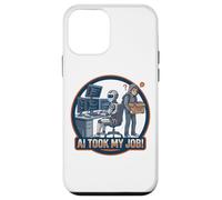 Carcasa para iPhone 12 Mini AI tomó mi Trabajo Programador Divertido Robot Humor