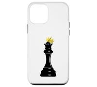 Carcasa para iPhone 12 Mini Ajedrez Reina Negra con Corona Ajedrez