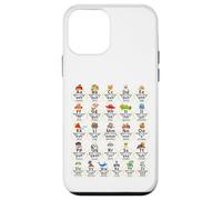 Carcasa para iPhone 12 Mini Alfabeto fonética Gráfico de Sonido Montessori Animal ABC Aprendizaje
