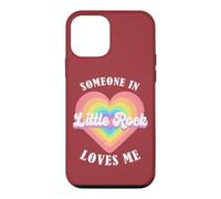Carcasa para iPhone 12 Mini Alguien en Little Rock Me ama City Heart