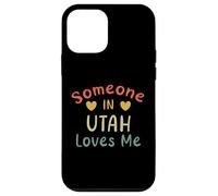 Carcasa para iPhone 12 Mini Alguien en Utah me ama Retro USA State US