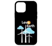 Carcasa para iPhone 12 Mini Amor Tierra Cambio climático Energía renovable Energía eólica