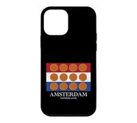 Carcasa para iPhone 12 Mini Amsterdam Netherlands Stroopwafel Foodie Vintage Souvenir