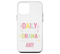 Carcasa para iPhone 12 Mini Amy Personalized Name Funny Cute Custom Amy Name