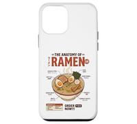 Carcasa para iPhone 12 Mini Anatomía del Ramen Comida Japonesa Retro Gastronomía Estética