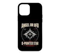 Carcasa para iPhone 12 Mini Ángel o OVNI 8 Estrellas Puntiagudas desclasificado UAP Ezequiel Wheel