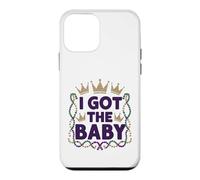 Carcasa para iPhone 12 Mini Anuncio de Embarazo We Got The Baby Revela Mardi Gras