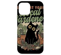 Carcasa para iPhone 12 Mini Apoya a tu Gato botánico Amante de Las Plantas Jardinero Local