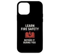 Carcasa para iPhone 12 Mini Aprender Seguridad contra Incendios | Concientización de Seguridad Motivacional de