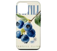 Carcasa para iPhone 12 Mini Arándano Vintage Sabor Tropical Fruta Orgánica Botánica