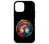 Carcasa para iPhone 12 Mini Árbol de la Vida Naturaleza Colorida Yin Yang Zen Yoga Meditación
